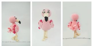 Amigurumi Flamingo Ornament Free Crochet Pattern