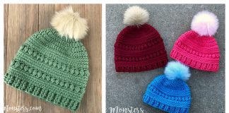 Bead Stitch Hat Free Crochet Pattern