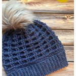 Double Waffle Stitch Beanie Free Crochet Pattern