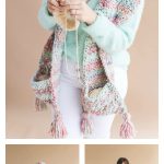Hood Pocket Scarf Free Crochet Pattern