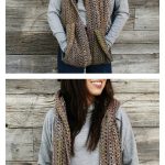 Kodiak Hooded Pocket Scarf Free Crochet Pattern