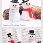 Snowman Free Crochet Pattern