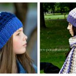 Waffle Stitch Beanie Hat Free Crochet Pattern