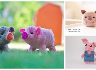 Amigurumi Mini Pig Free Crochet Pattern