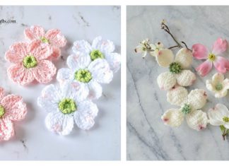 Dogwood Flowers Free Crochet Pattern