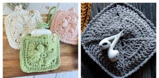 Earbud Pouch Free Crochet Pattern