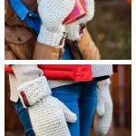 Knit Look Morning Mittens Free Crochet Pattern