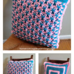 Polish Star Stitch Pillow Free Crochet Pattern