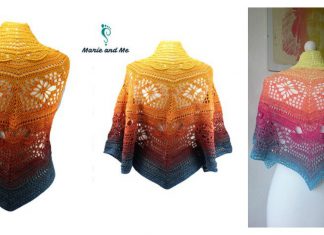 Joker Shawl FREE Crochet Pattern