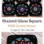 Stained Glass Square FREE Crochet Pattern