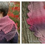 Tulip Reverie Shawl Free Crochet Pattern