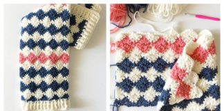 Harlequin Stitch Blanket Free Crochet Pattern