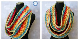 Lucky Celtic Infinity Scarf Free Crochet Pattern