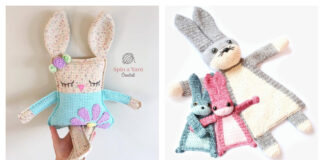 Rabbit Ragdoll Toy Crochet Patterns