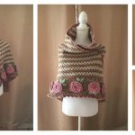 Rambling Roses Shawl Free Crochet Pattern and Video Tutorial
