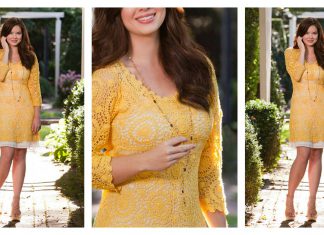 Sunflower Dress FREE Crochet Pattern