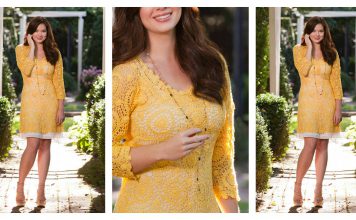 Sunflower Dress FREE Crochet Pattern