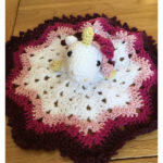 Unicorn Lovey Security Blanket Free Crochet Pattern