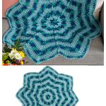 Big Bloom Theory Blanket Free Crochet Pattern