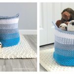 Blue Coast Basket Free Crochet Pattern