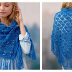 Boho Shawl Free Crochet Pattern and Video Tutorial