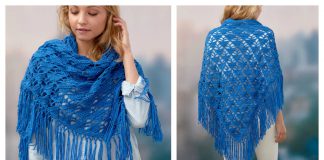 Boho Shawl Free Crochet Pattern and Video Tutorial