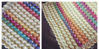 Bubble Puff Blanket Free Crochet Pattern and Video Tutorial