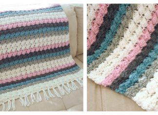 Bumps Baby Blanket Free Crochet Pattern