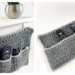 Cozy Couch and Bedside Organizer Caddy Free Crochet Pattern