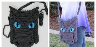 Dragon Cross Body Bag Free Crochet Pattern