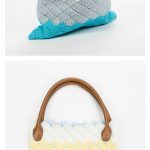 Entrelac Tote Bag Free Crochet Pattern