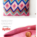 Tapestry Cosmetic Bag Free Crochet Pattern and Video Tutorial