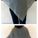 Wrapped Pearl Poncho Free Crochet Pattern