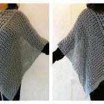 Wrapped Pearl Poncho Free Crochet Pattern