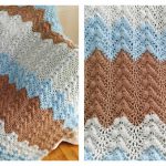 Antigua Ripple Lace Blanket Free Crochet Pattern