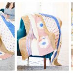 Bloom Afghan Blanket Free Crochet Pattern