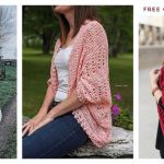 Easy Cocoon Shrug Free Crochet Pattern