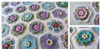 Frida's Flowers Blanket Free Crochet Pattern