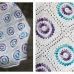 Grape Hyacinth Blanket Free Crochet Pattern