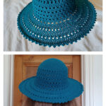 Lattice Sunhat Free Crochet Pattern