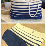 Marina Tote Beach Bag Free Crochet Pattern