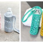 Mesh Bottle Holder Free Crochet Pattern