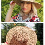 Raffie Sun Hat Free Crochet Pattern