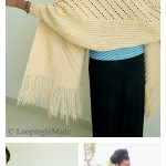 Reversible C2C Prayer Wrap Free Crochet Pattern