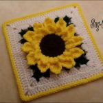 Sunflower Granny Square Video Tutorial