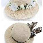 Sweet Candy Brim Sun Hat Free Crochet Pattern