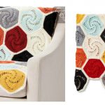 Swirled Hexagons Blanket Free Crochet Pattern