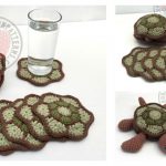 Turtle Coaster Sets Crochet Pattern