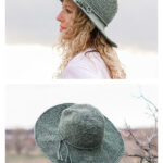 Wide Brim Packable Sun Hat Free Crochet Pattern
