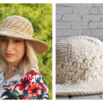 Wide Brim Sun Hat Free Crochet Pattern